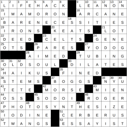 Sign of winter crossword clue