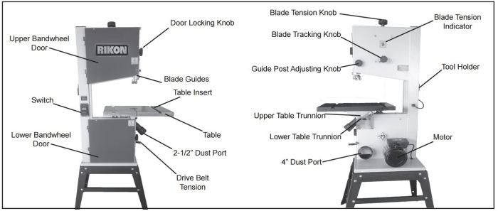 Fence rip bandsaw homemade auxiliary band saw homemadetools