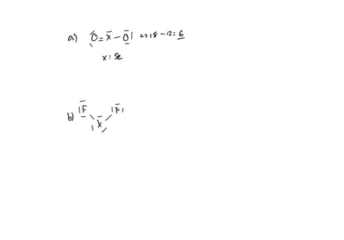 Identify the fourth-row elements x that form the following compounds